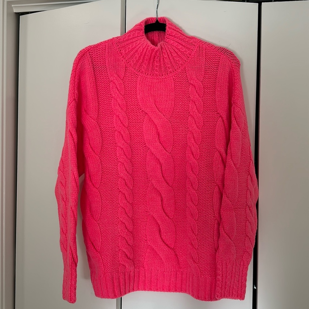 Pink Anthropologie Sweater